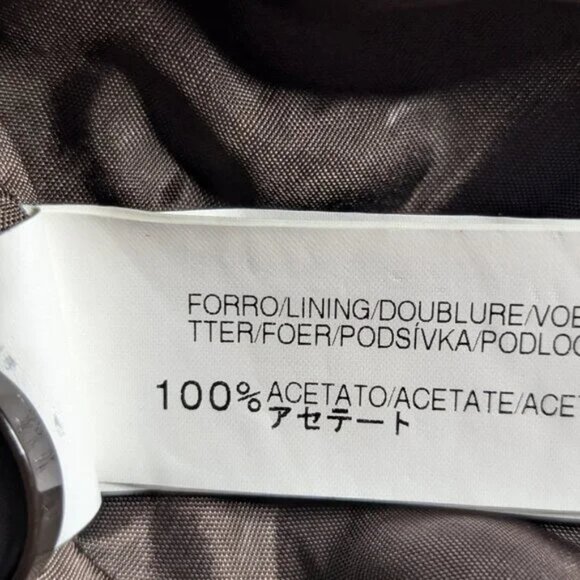 ZARA basic BLAZER jacket 97% COTTON Sz MED 1 BUTTON BROWN MADE in SPAIN ** A GEM - Picture 9 of 11